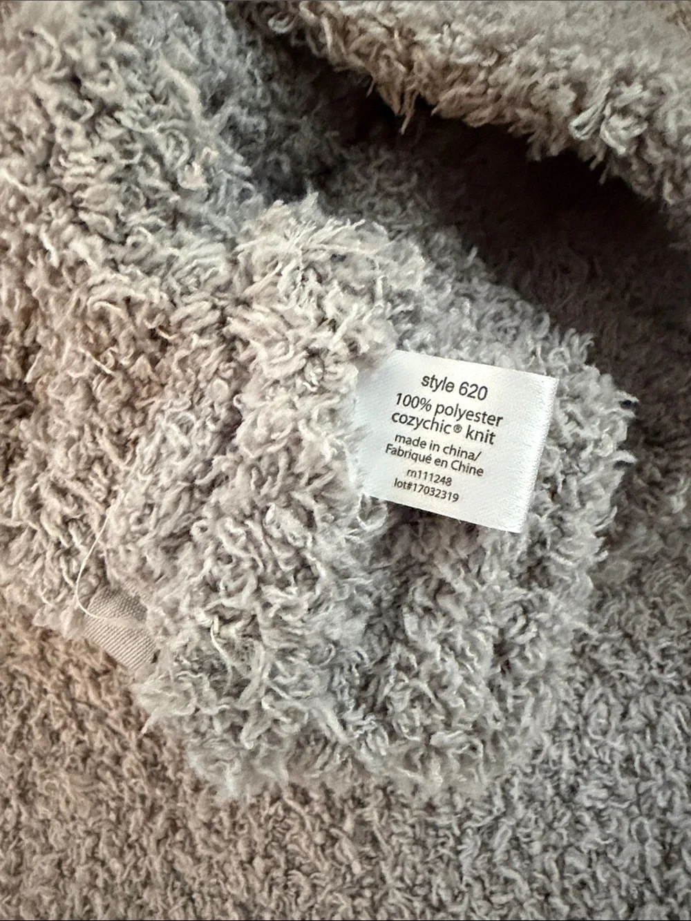 Barefoot Dreams fuzzy knit